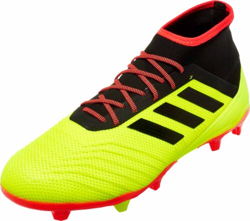 adidas Predator 18.2 FG – Solar Yellow/Black/Solar Red