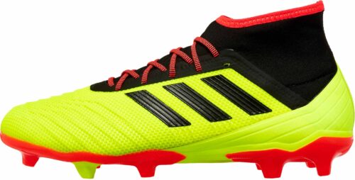 adidas Predator 18.2 FG – Solar Yellow/Black/Solar Red
