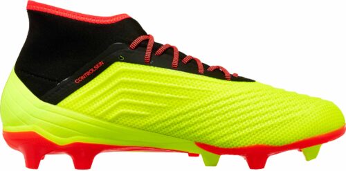 adidas Predator 18.2 FG – Solar Yellow/Black/Solar Red