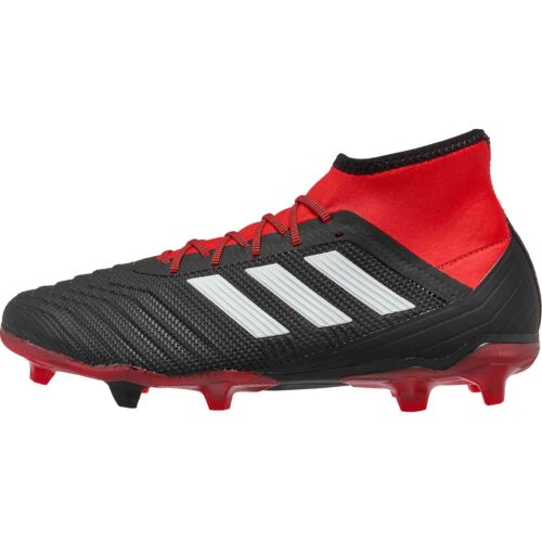 adidas Predator 18.2 FG – Black/White/Red