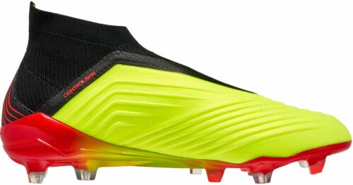 adidas Predator 18  FG – Solar Yellow/Black/Solar Red