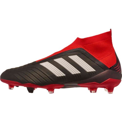adidas Predator 18  FG – Black/White/Red