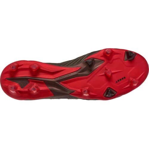adidas Predator 18  FG – Black/White/Red