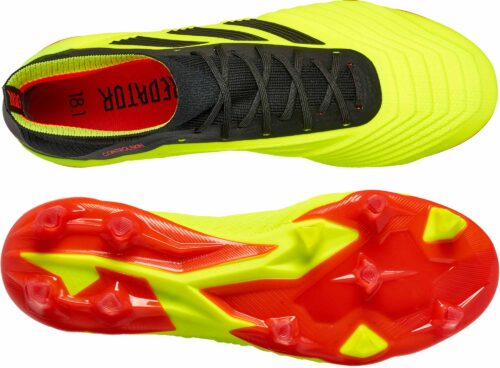 adidas Predator 18.1 FG – Solar Yellow/Black/Solar Red