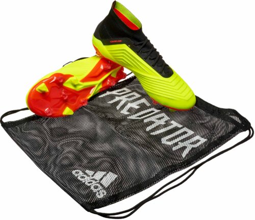 adidas Predator 18.1 FG – Solar Yellow/Black/Solar Red