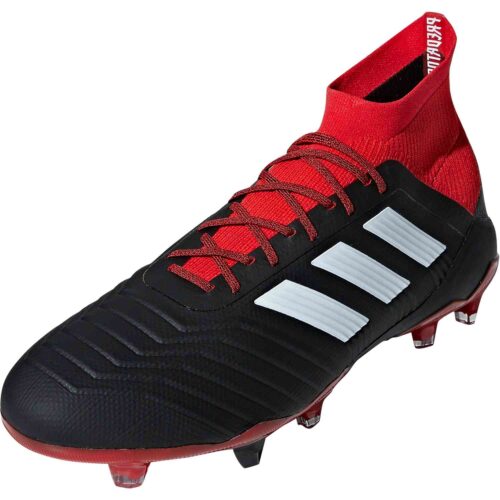 adidas Predator 18.1 FG – Black/White/Red