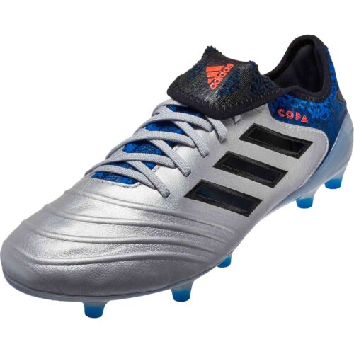 adidas Copa 18.1 FG – Silver Metallic/Black/Football Blue