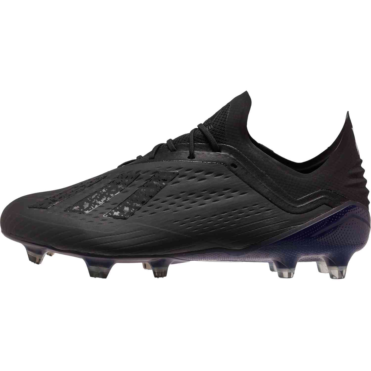 adidas X 18.1 FG - Black/White/Dark Grey Heather - SoccerPro