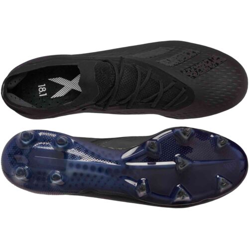 adidas X 18.1 FG – Black/White/Dark Grey Heather