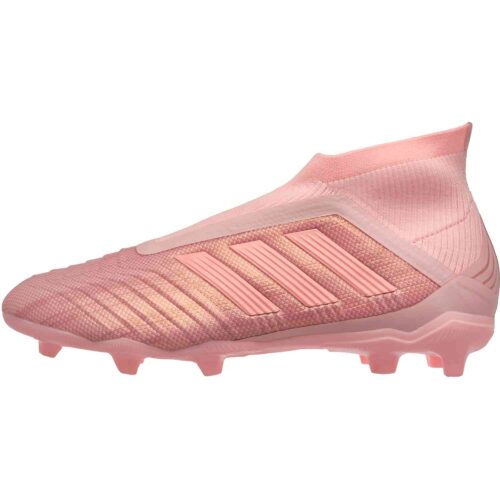 adidas Predator 18+  FG – Youth – Clear Orange/Trace Pink