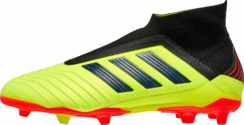 adidas Predator 18   FG – Youth – Solar Yellow/Black/Solar Red