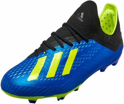 adidas X 18.1 FG – Youth – Football Blue/Solar Yellow