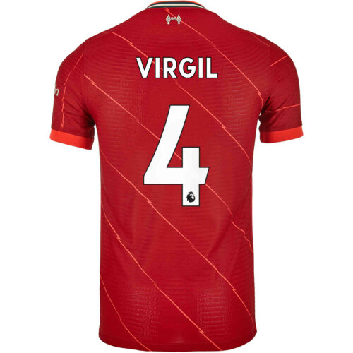 2021/22 Nike Virgil van Dijk Liverpool Home Match Jersey