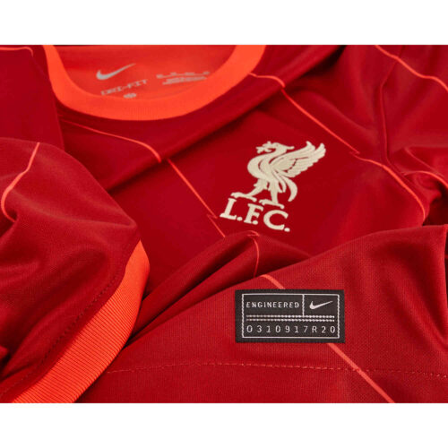 2021/22 Womens Nike Thiago Liverpool Home Jersey
