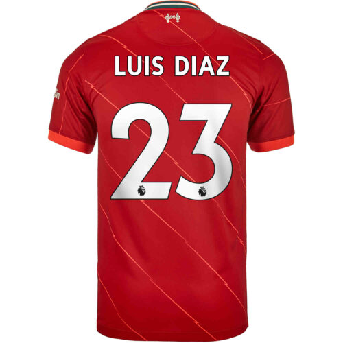 2021/22 Kids Nike Luis Diaz Liverpool Home Jersey