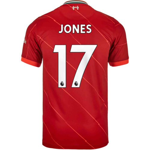 2021/22 Kids Nike Curtis Jones Liverpool Home Jersey