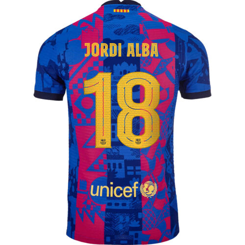 2021/22 Nike Jordi Alba Barcelona 3rd Match Jersey