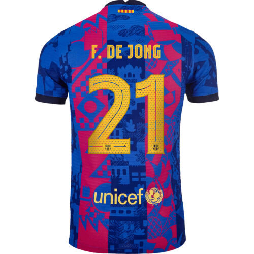 2021/22 Nike Frenkie De Jong Barcelona 3rd Match Jersey