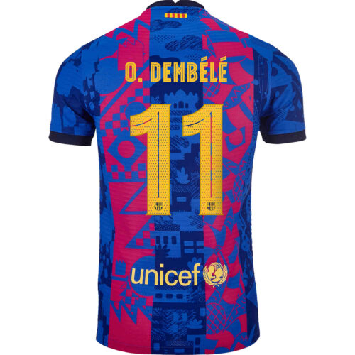 2021/22 Nike Ousmane Dembele Barcelona 3rd Match Jersey
