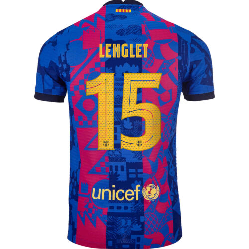 2021/22 Nike Clement Lenglet Barcelona 3rd Match Jersey