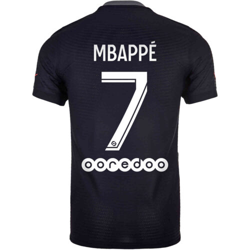 2021/22 Nike Kylian Mbappe PSG 3rd Match Jersey