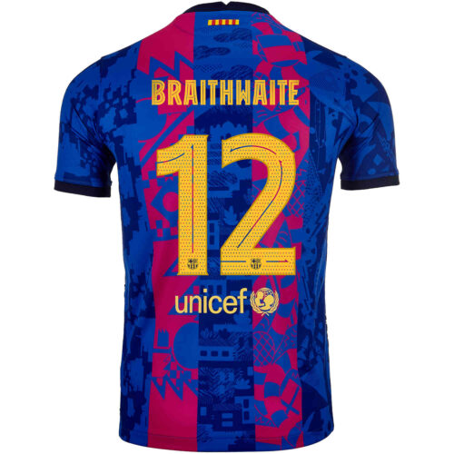 2021/22 Nike Martin Braithwaite Barcelona 3rd Jersey