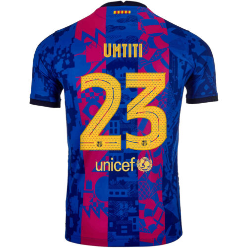 2021/22 Nike Samuel Umtiti Barcelona 3rd Jersey