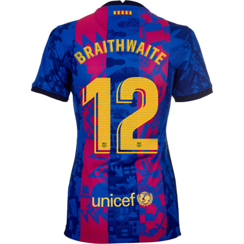 2021/22 Womens Nike Martin Braithwaite Barcelona 3rd Jersey