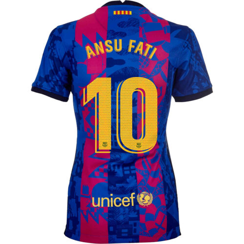 2021/22 Womens Nike Ansu Fati Barcelona 3rd Jersey