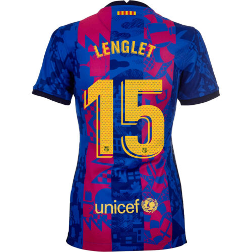 2021/22 Womens Nike Clement Lenglet Barcelona 3rd Jersey