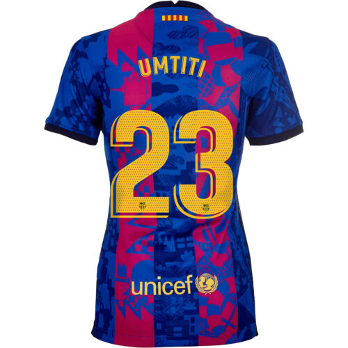 2021/22 Womens Nike Samuel Umtiti Barcelona 3rd Jersey