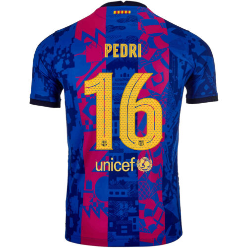 2021/22 Kids Nike Pedri Barcelona 3rd Jersey