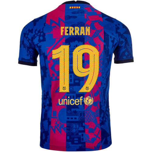 2021/22 Kids Nike Ferran Torres Barcelona 3rd Jersey