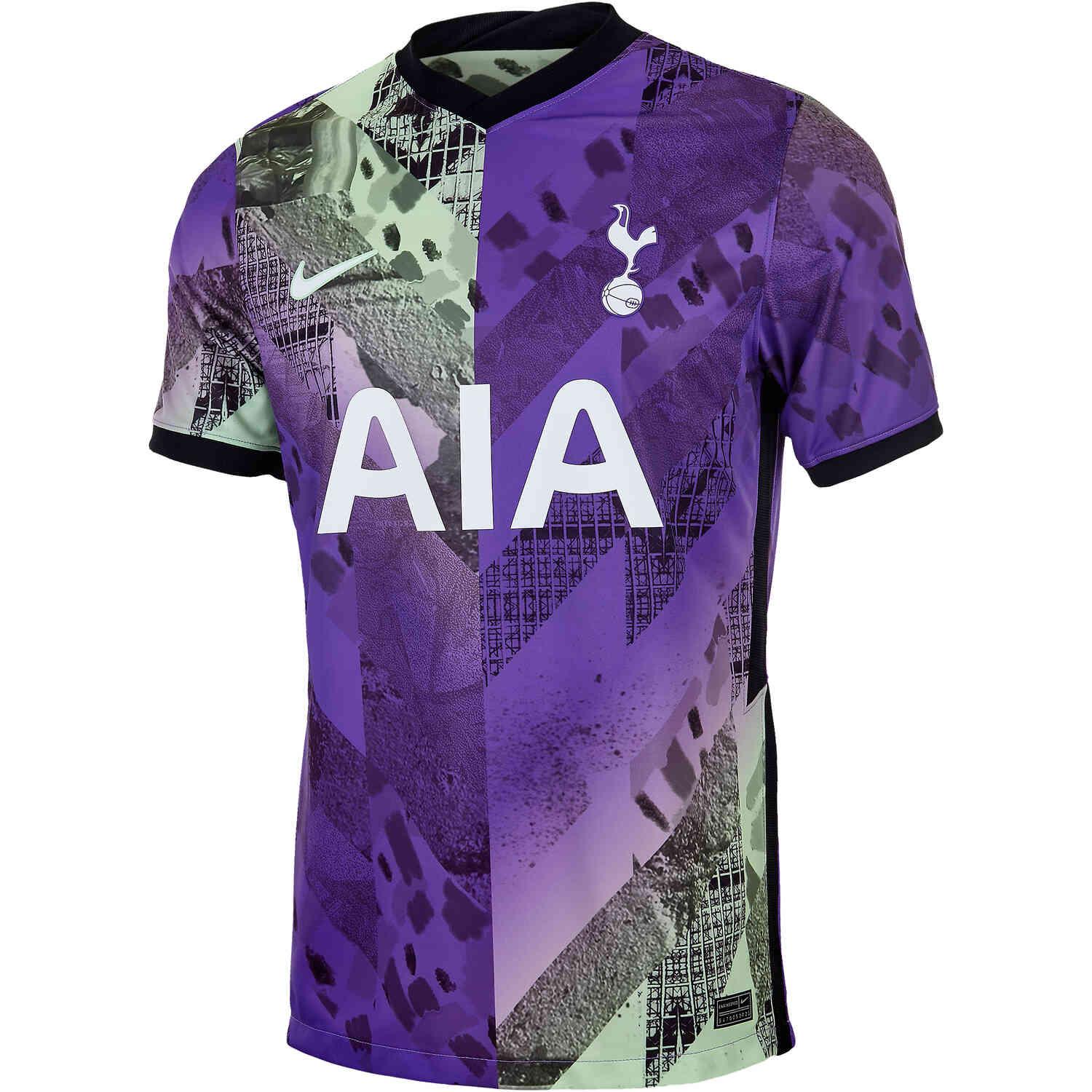 Tottenham Hotspur Puma Jersey Mens Medium Purple Soccer Top Kit