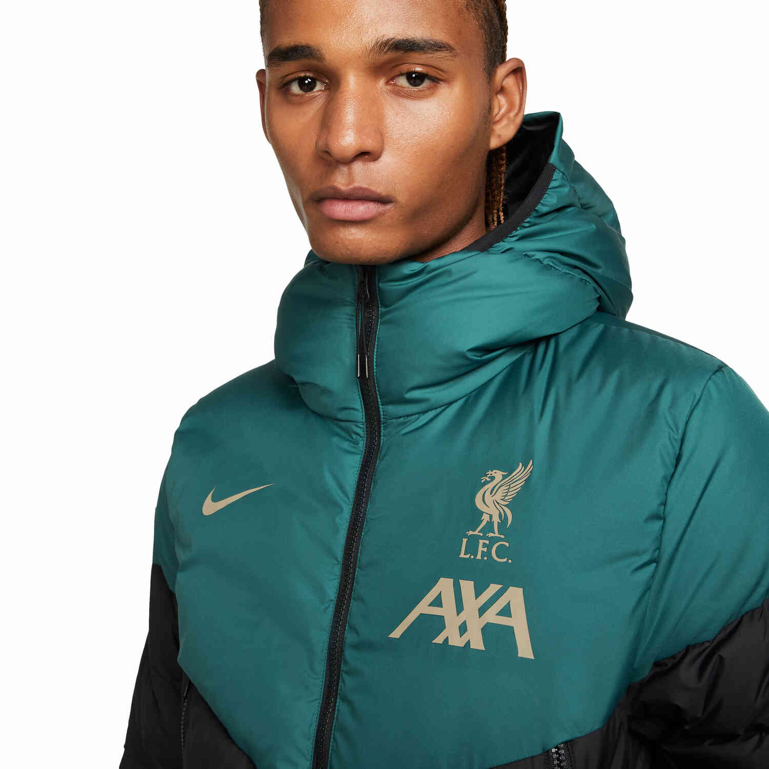 Nike Liverpool Down Fill Taffeta Jacket - Dark Atomic Teal/Black/Mystic ...