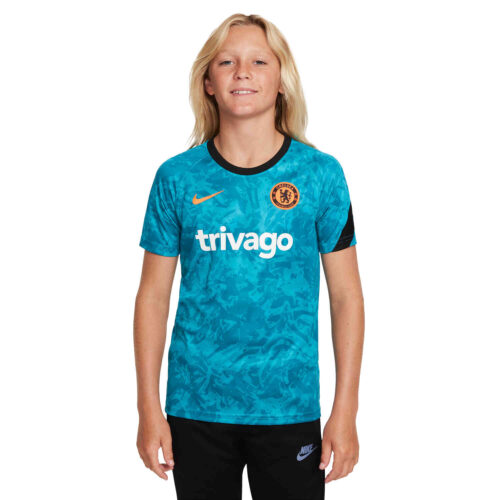 Kids Nike Chelsea 3rd Lifestyle Pre-match Top – 2021/22