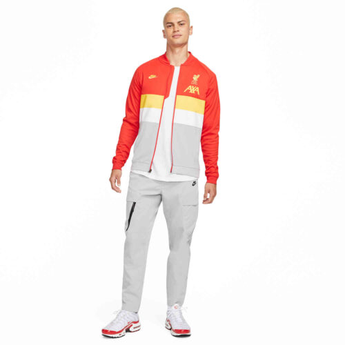 Nike Liverpool I96 Anthem Lifestyle Jacket – Rush Red/Wolf Grey/Chrome Yellow