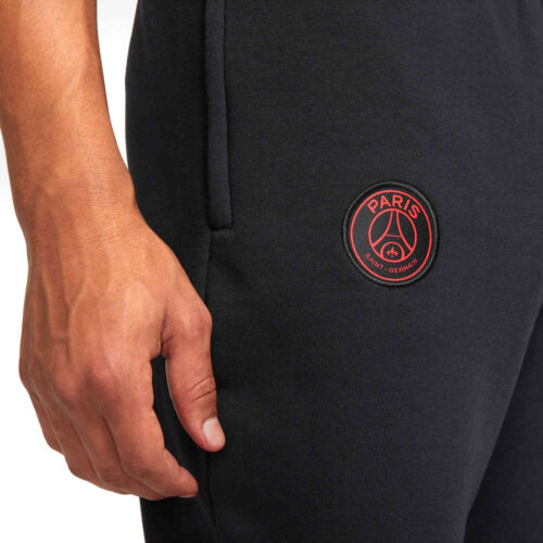 Nike PSG Fleece Pants – Black/Siren Red