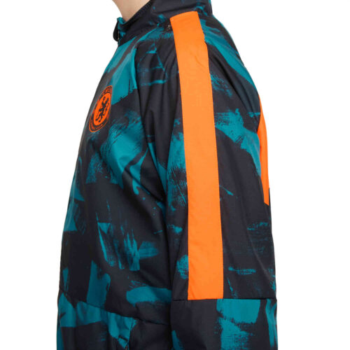 Kids Nike Chelsea Dry Repel AWF Graphic Jacket – Blustery/Black/Hyper Crimson