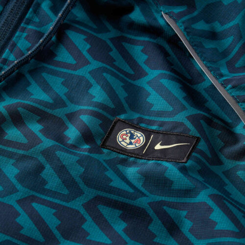 Nike Club America AWF Lifestyle Jacket – Armory Navy/Dark Obsidian/Geode Teal/Lemon Chiffon