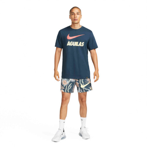 Nike Club America Shorts – Armory Navy/Armory Navy/White/Lemon Chiffon