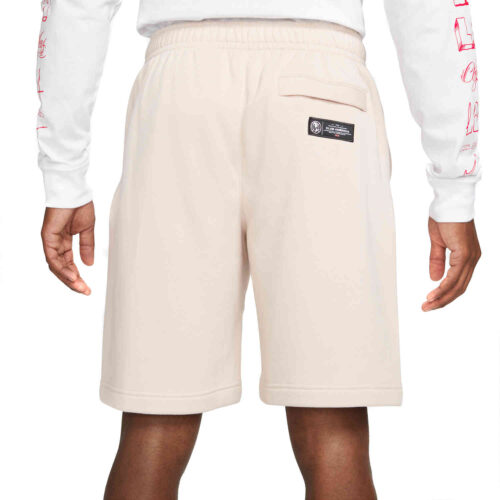Nike Club America LA Fleece Shorts – Desert Sand/White