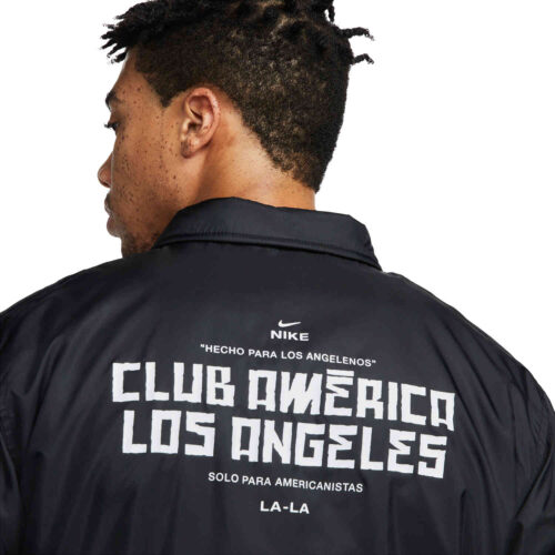 Nike Club America LA Coaches Winter Jacket – Black/White