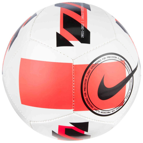 Nike Skills Ball – White & Bright Crimson with Black