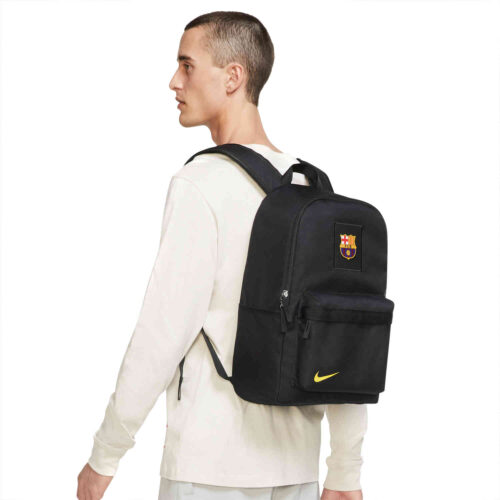 Nike Barcelona Backpack – Black & Varsity Maize