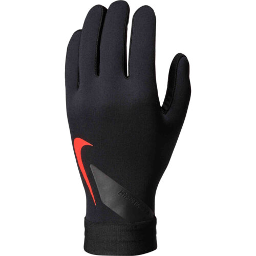 Nike Liverpool Hyperwarm Fieldplayer Gloves – Black/Bright Crimson