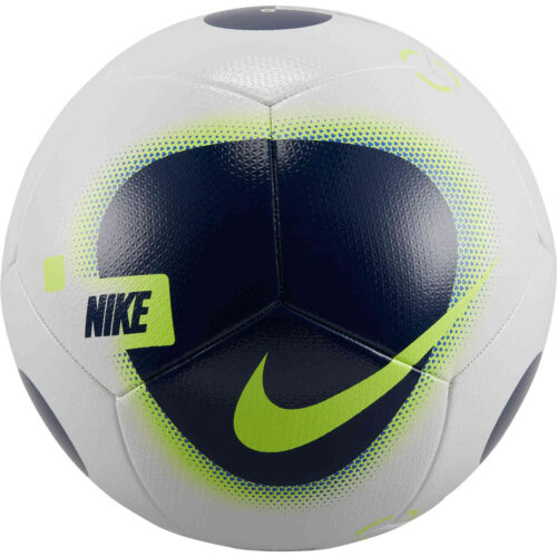 Nike Society Soccer Ball – White & Blue Void with Volt