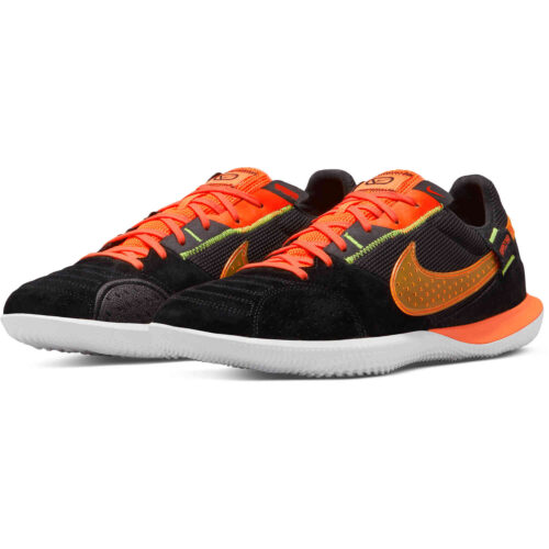 Nike Streetgato IC – Black & Total Orange with Volt
