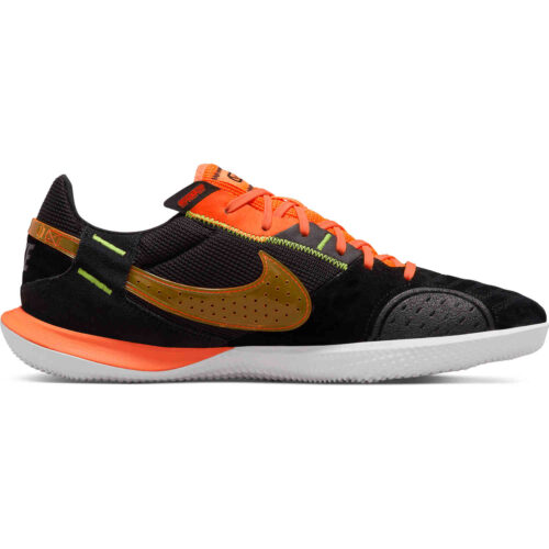 Nike Streetgato IC – Black & Total Orange with Volt