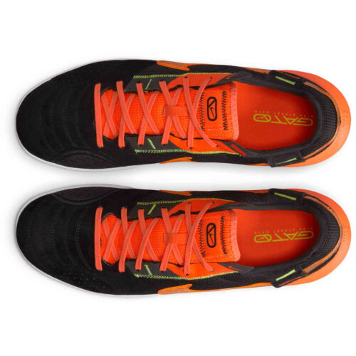 Nike Streetgato IC – Black & Total Orange with Volt